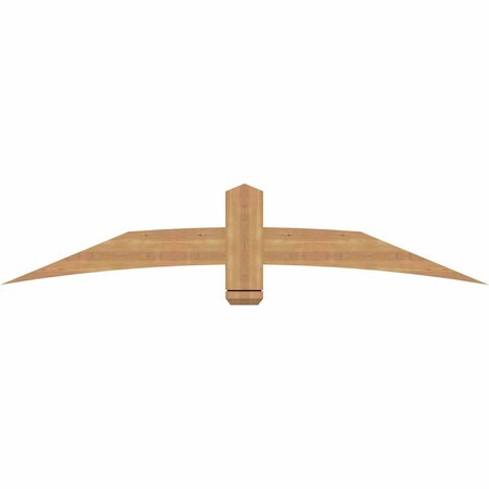 Ekena Millwork Bellingham Timber Gable Bracket, Western Red Cedar, 72"W x 15"H x 1 1/2"D x 5 1/2"F, 5/12 Pitch GBW072X15X0206BEL00SWR
